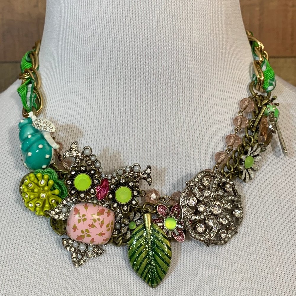 Betsey Johnson Calypso Collection Owl necklace